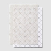 Tan and White Feathers Vellum Overlay Vellum Uitnodigingen (Offset (Uitnodiging))