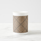 TAN ARGYLE BREISEL Bone China Mok (Voorkant)