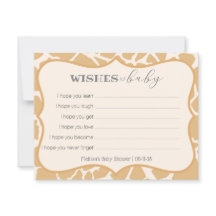 Tan Baby Giraffe wenst Baby