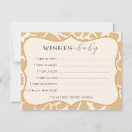 Tan Baby Giraffe wenst Baby