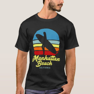Tan Beach California Surf T-shirt