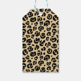 Tan Beige Black Leopard Print Cadeaulabel