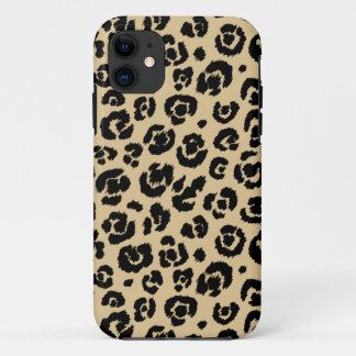Tan Beige Black Leopard Print Case-Mate iPhone Case