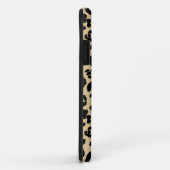 Tan Beige Black Leopard Print Case-Mate iPhone Case (Achterkant/rechts)
