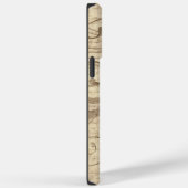 Tan Beige Earth Tones  die Zwirl iPhone schrijven Case-Mate iPhone Case (Achterkant / Rechts)