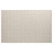 Tan Beige en White Paisley Boteh Pattern Stof (Yard (91,4 cm))