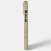 Tan Beige Waterverf Look Mobiele Telefoon Case (Achterkant / Links)