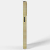 Tan Beige Waterverf Look Mobiele Telefoon Case (Achterkant / Rechts)