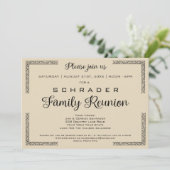 Tan Biege of een uitnodiging voor een familiereüni (Staand voorkant)