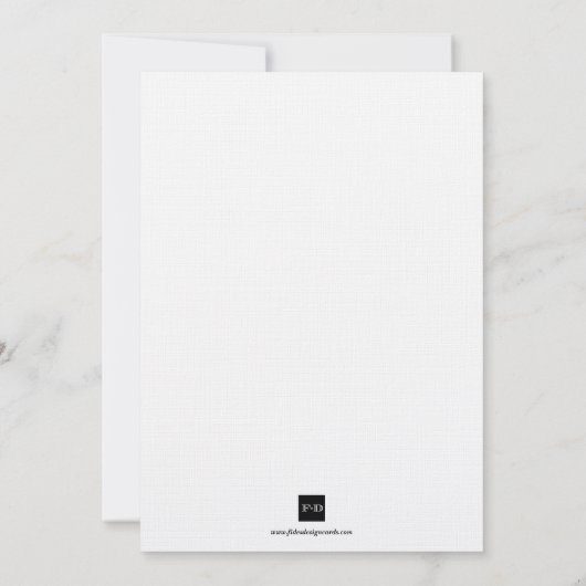 Tan black art deco retro Hollywood glam bruiloft Kaart (Achterkant)