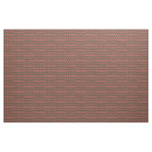 Tan, Black, Dark Red Burlap Textiel Arrow Stof (Yard (91,4 cm))