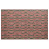 Tan, Black, Dark Red Burlap Textiel Arrow Stof (Fat Quarter)