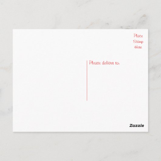 Tan & Black Shih Tzu Puppy Dog Red Hallo Hearts Briefkaart (Achterkant)