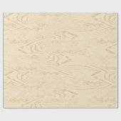 Tan Blond Faux Woodgrain Wood panelbekleding Cadeaupapier (Vlak)
