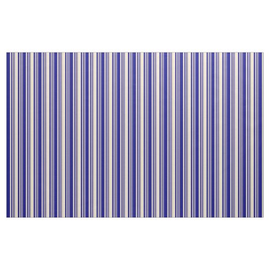 Tan & Blue Colored Pattern Stof (Fat Quarter)