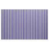 Tan & Blue Colored Stripes/Lines Patroon Stof (Fat Quarter)