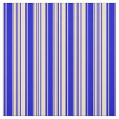 Tan & Blue Lines/Stripes Patroon Stof (Swatch)