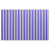 Tan & Blue Lines/Stripes Patroon Stof (Fat Quarter)