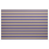 Tan, Blue, Mint Cream en Dark Goldenrod Pattern Stof (Fat Quarter)