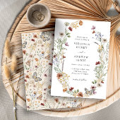 Tan Boho Wedding Uitnodiging