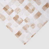 Tan Brown Cream Stripes Tissuepapier (Detail)