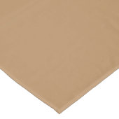 Tan Brown en Cream Elegant Monogram Tafelkleed (Gekanteld)