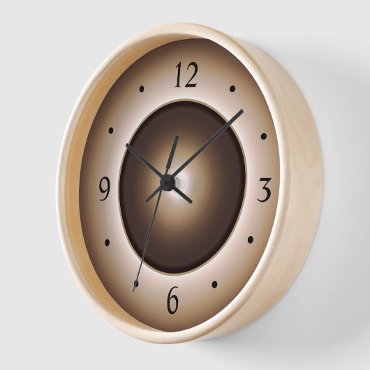 Tan/Brown Moon Effect Gedrukte Design  (Hoek)