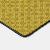 Tan Brown Patroon Artistiek Ontwerp Bureaumat (Hoek)