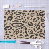 Tan Bruin Zwart Cheetah Leopard Dier Print Party Tissuepapier (Craft)