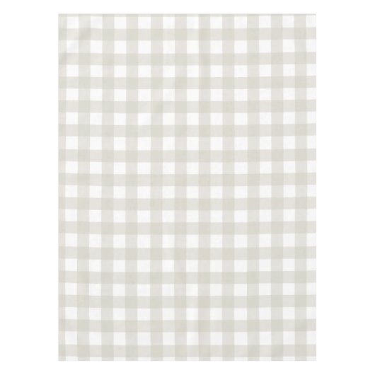 Tan Buffalo Tablecloth Tafelkleed (Voorkant)