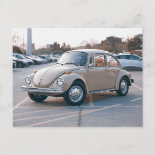 Tan BUG vintage auto Briefkaarten