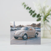 Tan BUG vintage auto Briefkaarten (Staand voorkant)