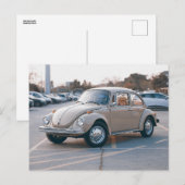 Tan BUG vintage auto Briefkaarten (Voorkant / Achterkant)