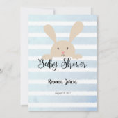 Tan Bunny Blue wat er in je paarse spel zit Kaart (Achterkant)