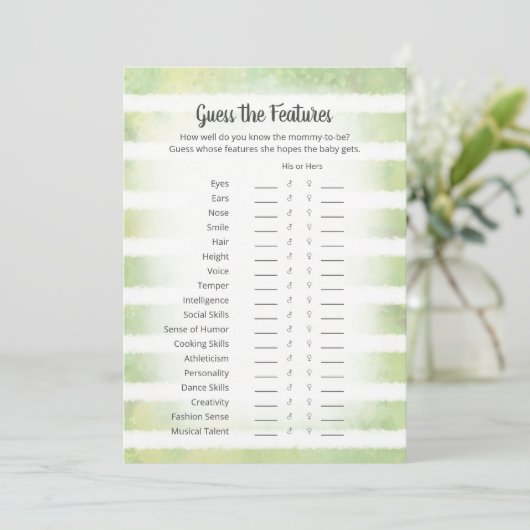 Tan Bunny Green raadt de Kaart van het spel (Staand voorkant)