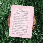 Tan Bunny Pink Argyle Nursery Rhymes Game Kaart