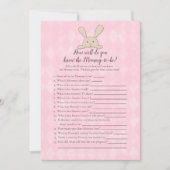 Tan Bunny Pink die mama het beste spel kent Kaart (Voorkant)