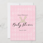 Tan Bunny Pink die mama het beste spel kent Kaart (Achterkant)