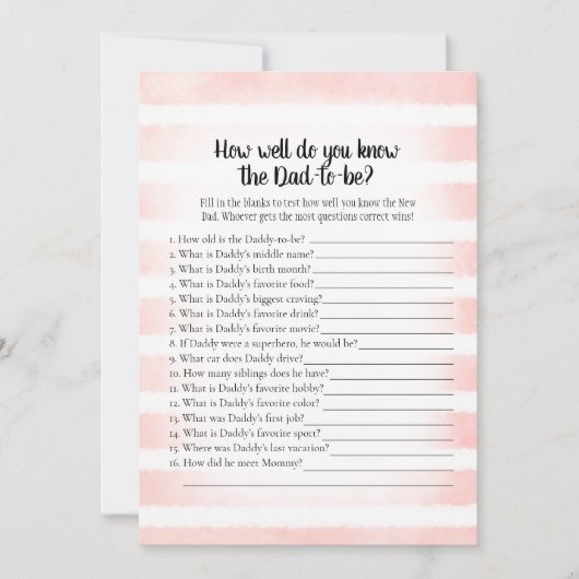 Tan Bunny Pink die vader het beste schoenenspel ke Kaart (Voorkant)