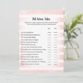 Tan Bunny Pink Old Wives Tales Game Kaart (Staand voorkant)