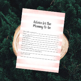 Tan Bunny roze advies voor mammie schoenenspel Kaart