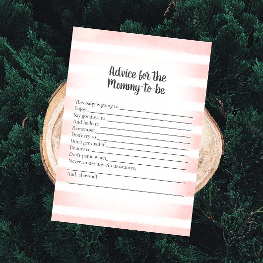 Tan Bunny roze advies voor mammie schoenenspel Kaart