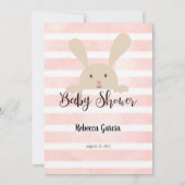 Tan Bunny roze advies voor mammie schoenenspel Kaart (Achterkant)