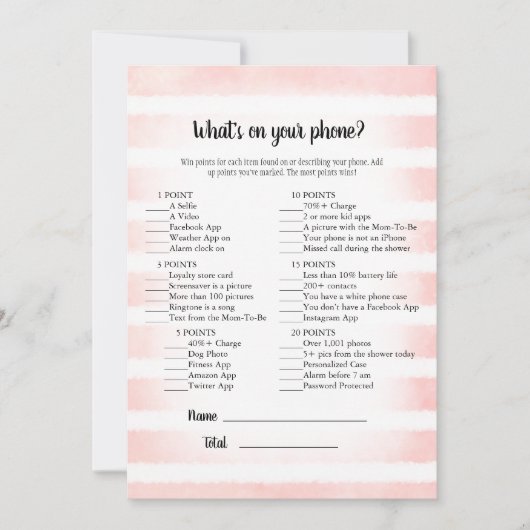 Tan Bunny Roze wat er op je telefoonspel staat Kaart (Voorkant)