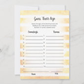 Tan Bunny Yellow denkt dat hun Kaart van het Leeft (Voorkant)