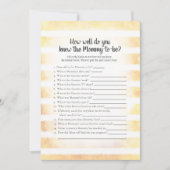 Tan Bunny Yellow die mama het beste schoenenspel k Kaart (Voorkant)