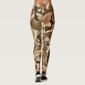 Tan Camoflauge Leggings (Achterkant)