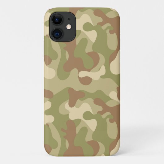 Tan Camouflage Hoesje | iPhone | iPad | Samsung (Achterkant)