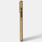 Tan Chamois Lederen Print Case-Mate iPhone Case (Achterkant / Links)