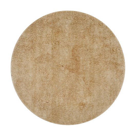 Tan Chamois Lederen Print Snijplank (Voorkant)